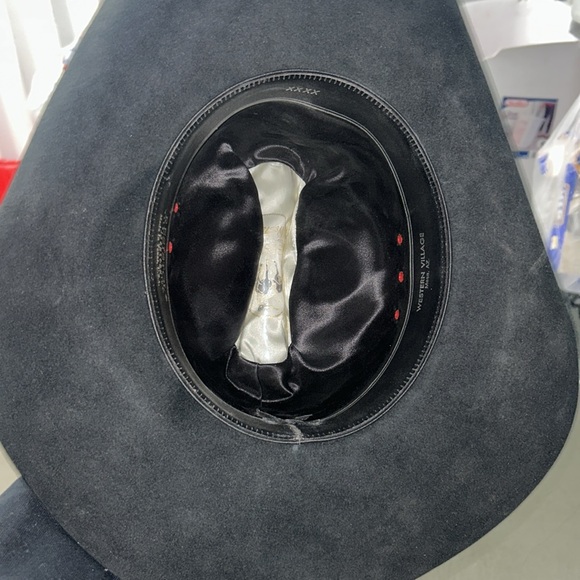 RESISTOL self comforting 4 X Beaver cowboy hat - Picture 5 of 6